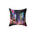 New York City Nights Pillow with Vibrant Cityscape