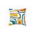 Retro Midcentury Modern Abstract Throw Pillow