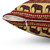 African print pillow featuring vibrant elephants