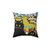 Maud Lewis Three Black Cats Decorative Throw Pillow