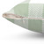 Large Sage Green and White Buffalo Plaid Gingham Throw Pillow
