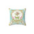 French Baroque-style Pillow with Patisserie Motif