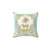 French Baroque-style Pillow with Patisserie Motif