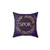 Camp Jupiter Watercolor Purple Pillow