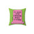 Hours by Sasa Elebea Decorative Throw Pillow with Love Quotes