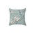 Duck Egg Oriental Blossom Decorative Pillow