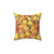 Colorful sun conure parrot pillow
