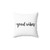 Minimalist Typography Decorative Pillow