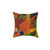 Paul Klee Abstract Art Pillow - Landscape with Flags Design