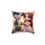 Bridgerton Chibi Art Pillow Featuring Colin and Penelope