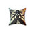 Dark fantasy queen pillow for gothic home decor