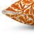 William Morris Oak Leaves Rust Orange and Cream Pillow