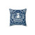 Damask Pillow featuring Doctor Who TARDIS design