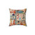 Retro 1950s Fashion Pillow