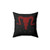 Aries Zodiac Pillow with Ram Skull Graphic
