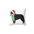 Bernese Mountain Dog Christmas Pillow