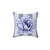 Violet Hues Floral Decorative Pillow