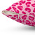 Pastel Pink Leopard Print Throw Pillow
