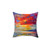 Vivid Light 2 Pillow featuring abstract Scottish landscape artwork by artist Scott Naismith
