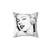 Vintage Marilyn Monroe Black and White Portrait Pillow