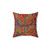 Vibrant Mola de Panama Decorative Pillow