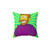 Simpsons Hank Scorpio Pillow with Backwards Coat Green Design