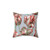 Semper Augustus Tulip Floral Pillow