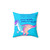 Cozy Pastel Rainbow T-Rex Pillow