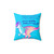 Cozy Pastel Rainbow T-Rex Pillow