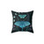 Luna and Emerald Night Garden Pillow