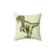 Raptor dinosaur eating a pizza slice pillow