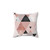 Geometric Scandinavian Blush Pink and Rose Gold Pillow