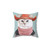 Adorable rodeo cat pillow with kitty in cowboy costume