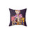 Hidden Gem Pillow with Skeleton and Crystal Design