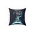 Cosmic Skater Themed Decorative Pillow