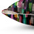 Multicolor Watercolor Stripes Pattern Pillow