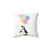 Adorable Penguin Pillow with Colorful Balloons