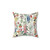 Vintage French Floral Poster Pillow