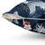 Blue Koi Sakura Blossom Decorative Pillow