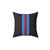 Carbon Fiber Racing Stripes 3D Pillow