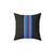 Carbon Fiber Racing Stripes 3D Pillow