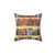 Vintage Bookshelf Pillow for Book Lovers
