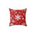 Snowflake Pattern Throw Pillow