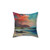 Warm Scottish Seascape Pillow