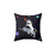 Unicorn Riding Narwhal Throw Pillow