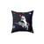 Unicorn Riding Narwhal Throw Pillow