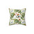 Forest Ferns and Mushrooms Decorative Pillow