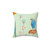 Soft, nature-inspired Intermede Pillow with bird and flower design
