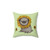 Pugflower Sunflower Dog Pillow