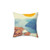 Vintage Vitamin Pillow with Retro Collage Design